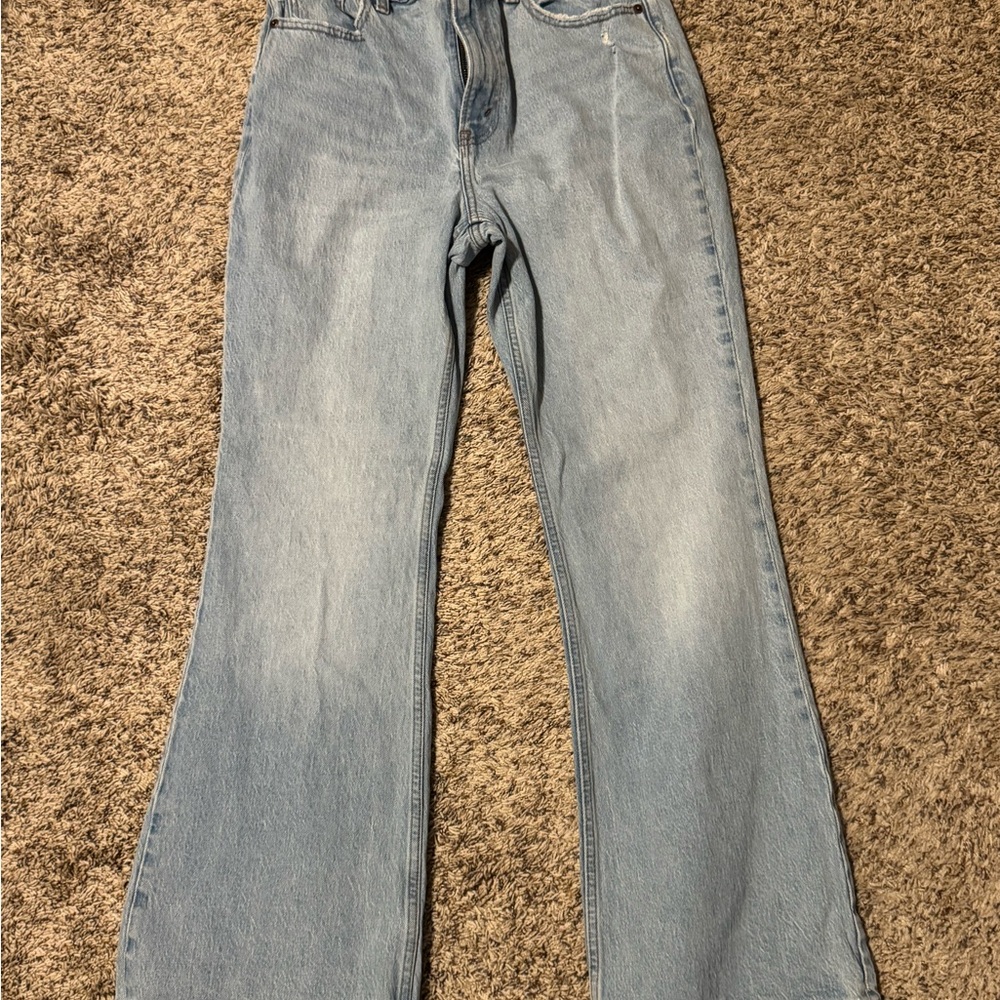 Abercrombie & Fitch Light Blue Flare Jeans